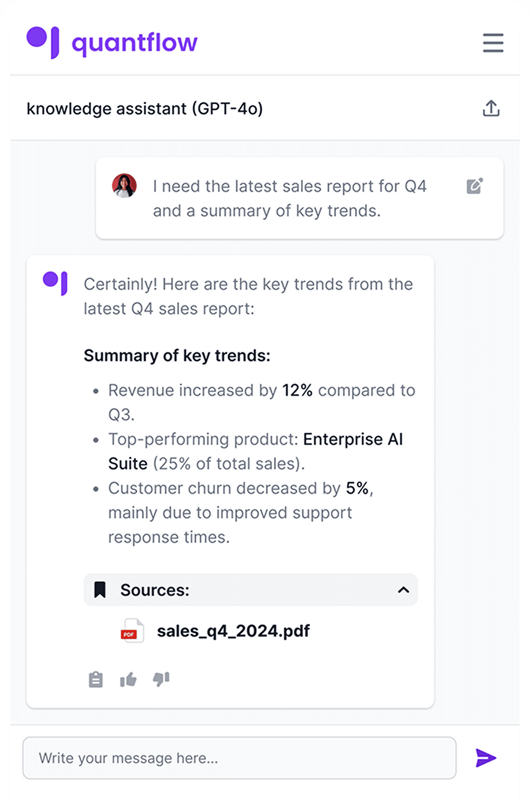 Quantflow Platform Interface